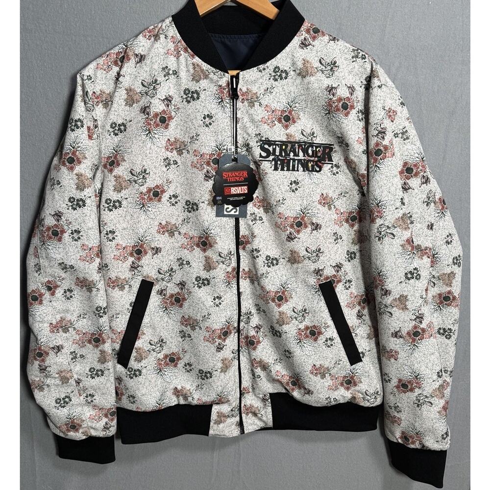 Stranger Things “Mind Flayer” Reversible Bomber Jacket LIMITED RUN LARGE